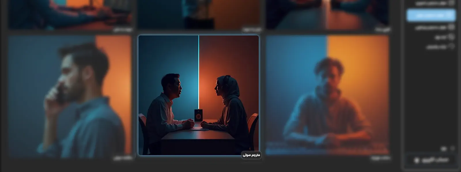 مترجم صوتی در سایت irani ai